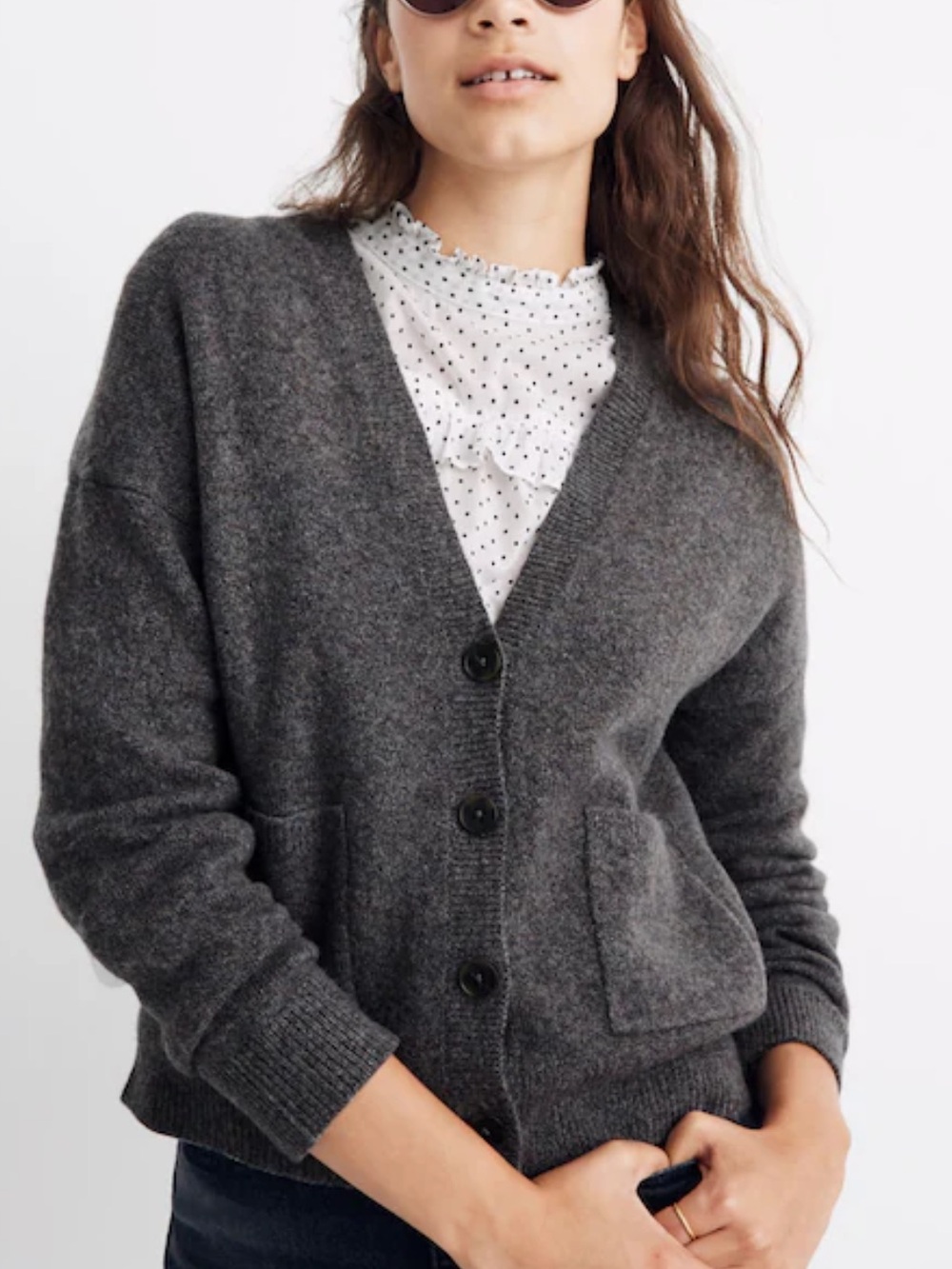 Madewell Short Kent Ex-Boyfriend Cardigan